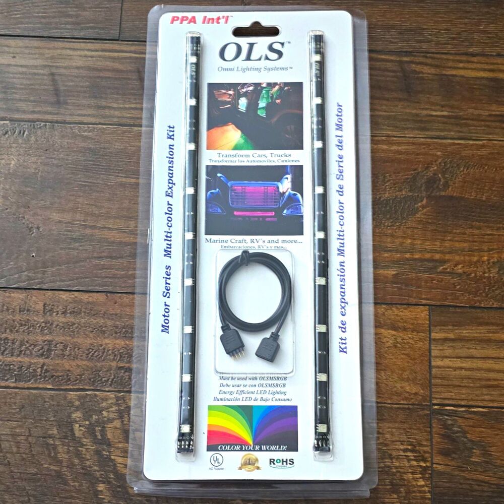 PPA OLS Motor Series Multi-Color LED Expansion Kit 1ft Strips New OLSMSRGB